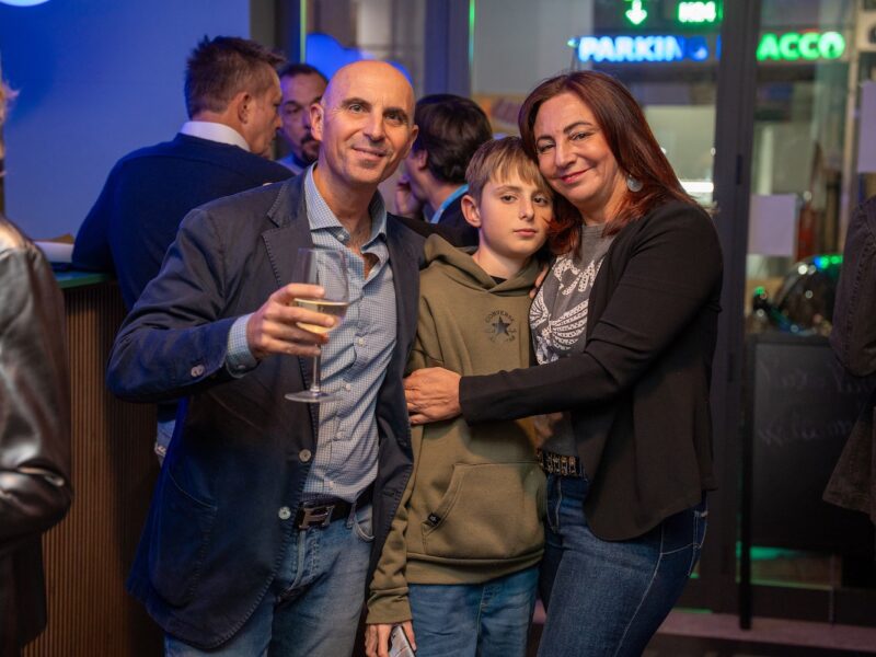 Ospiti durante un evento al Museo MUTE di Napoli