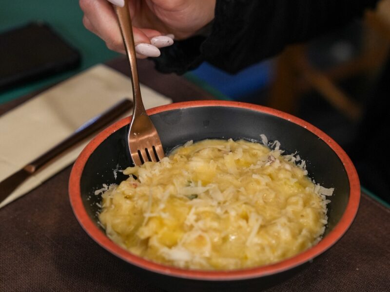 Piatto della tradizione campana servito al ristorante del Museo MUTE