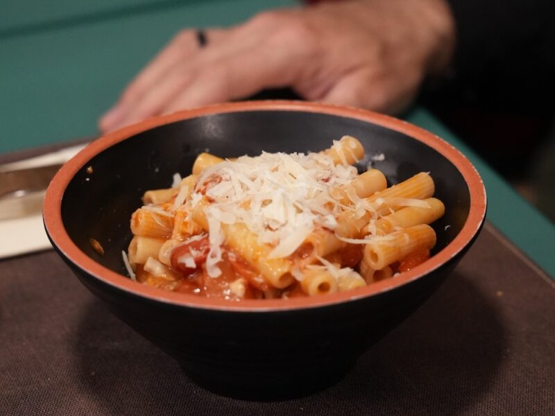 Piatto della tradizione campana servito al ristorante del Museo MUTE
